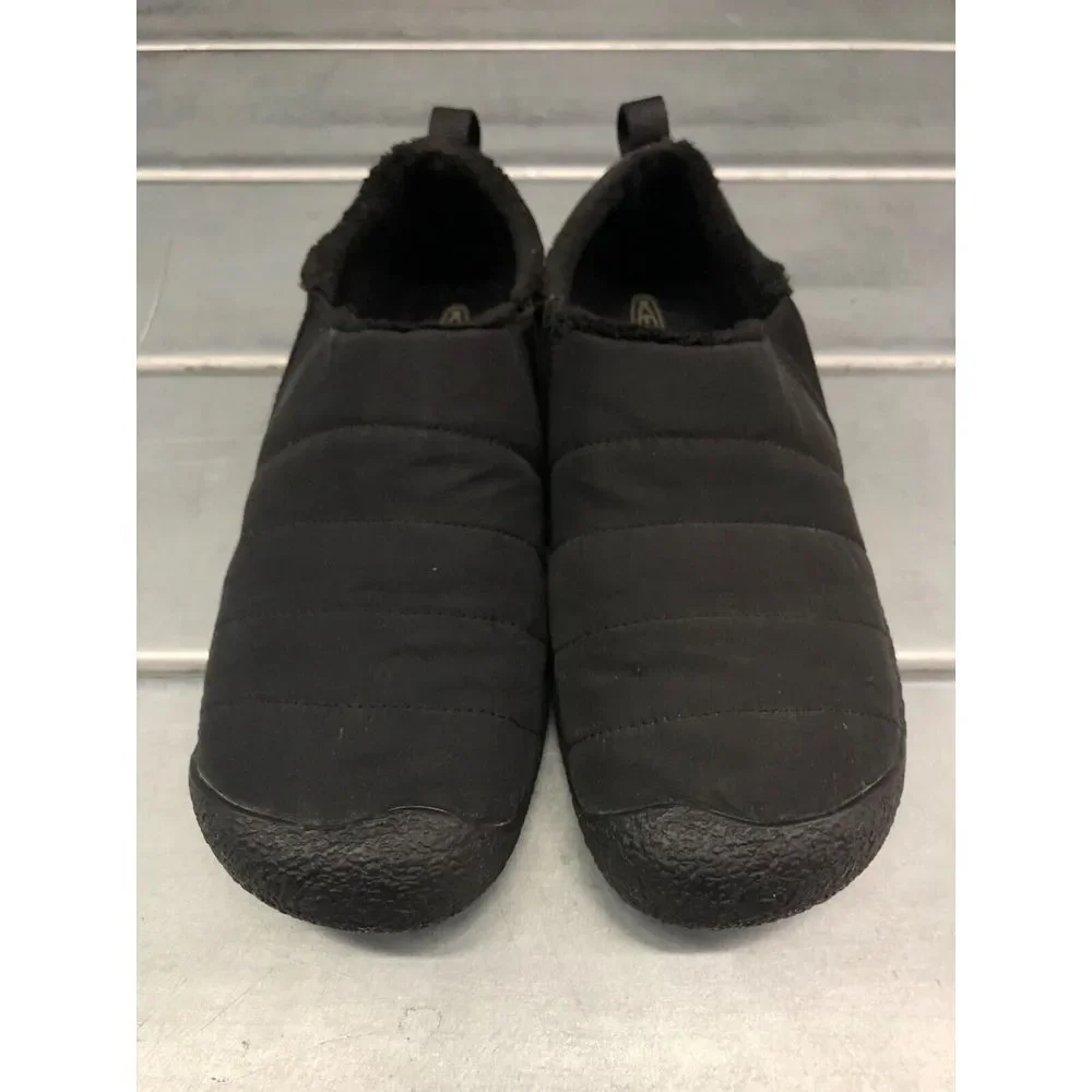 Keen Howser Slide Shoes Mens US 8.5 UK 7.5 Black Slip On Comfort Flat‎ Casual